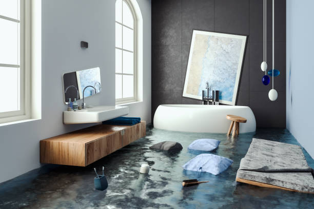 Water damage restoration process in Georgetown, IN